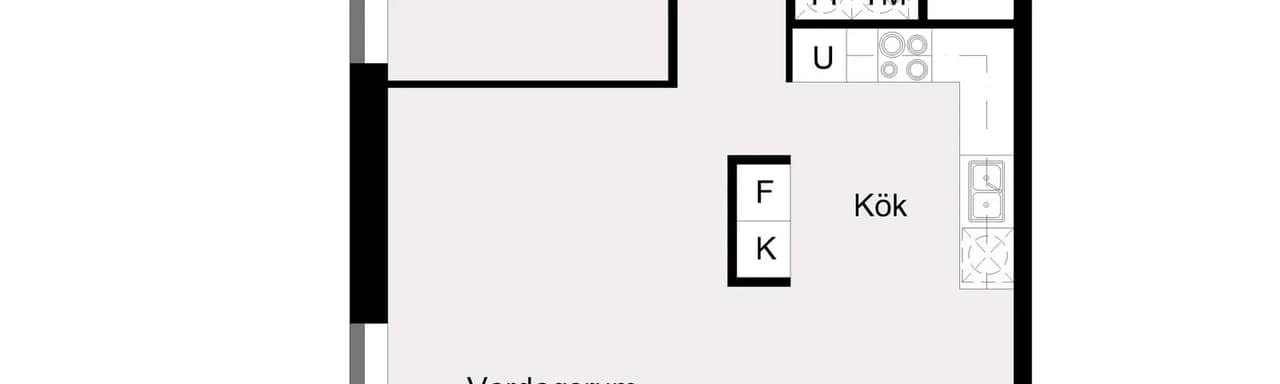 Floor plan for Lönnebergagatan 31