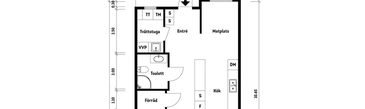 Floor plan for Kryddhyllan 144