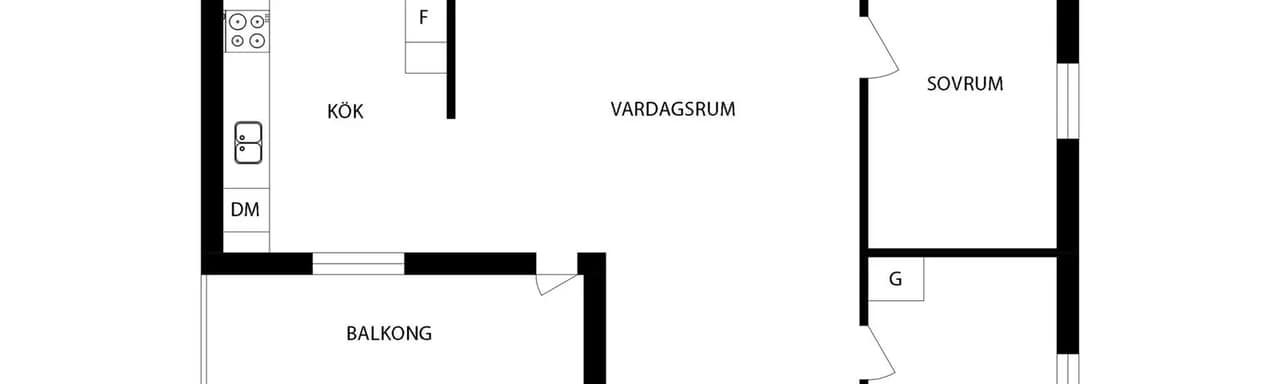 Floor plan for Amiralstorget 1