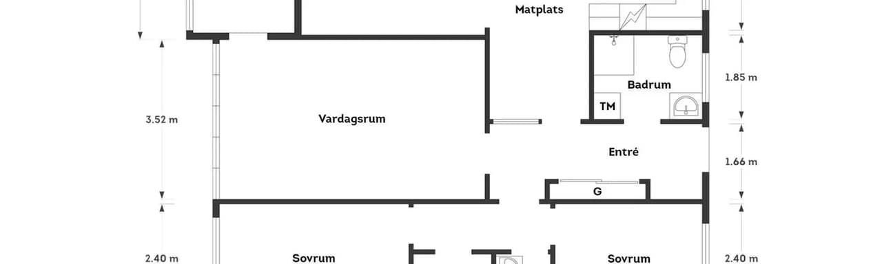 Floor plan for Cederflychts gata 13