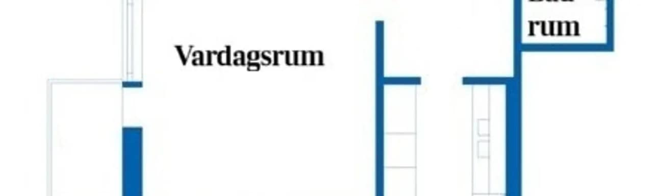 Planritning för Kapellvägen 24 B