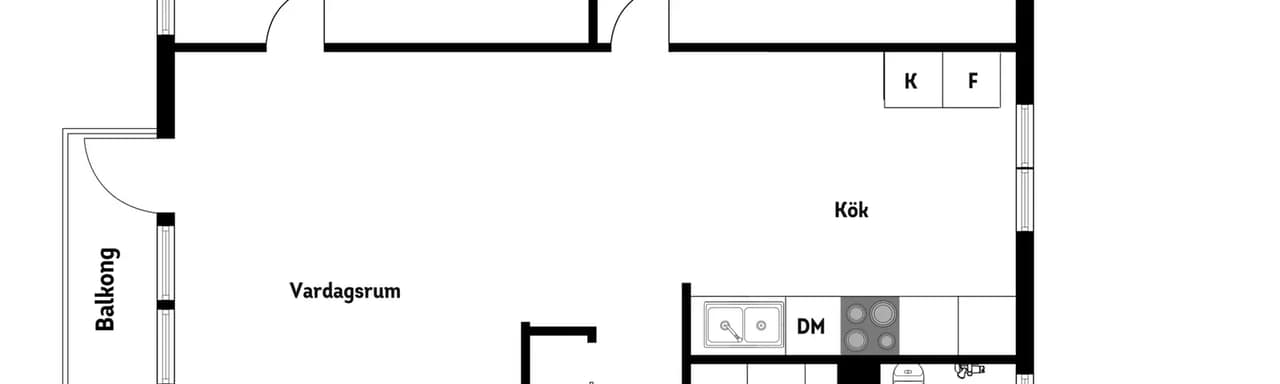 Planritning för Helsingforsgatan 61, 1tr