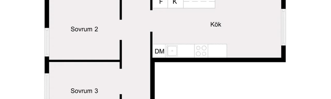 Floor plan for Åkervägen 31