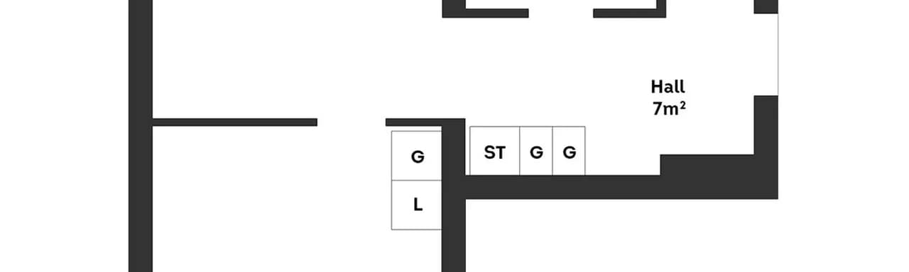 Floor plan for Hägerneholmsvägen 8B, 2tr