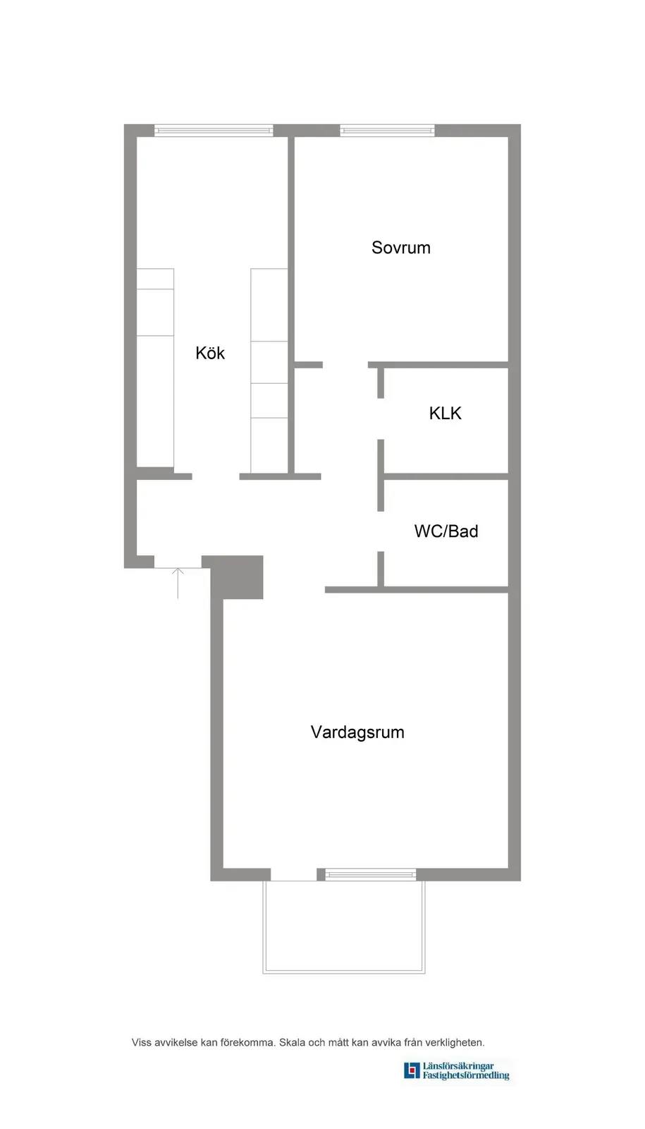 Planritning för Sveavägen 20B