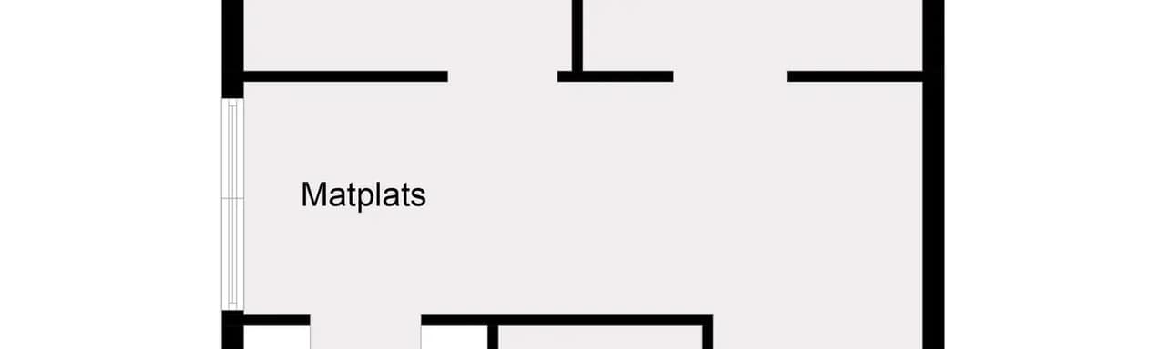 Floor plan for Stallgatan 1B