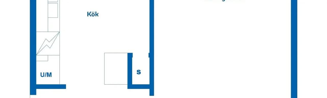 Planritning för Lindengatan 1C