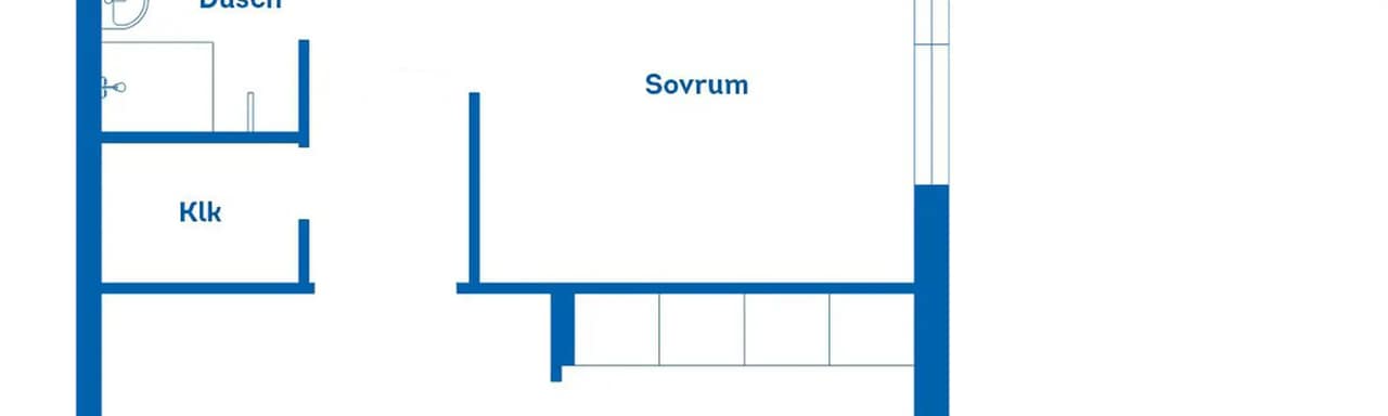 Floor plan for Fristadsgatan 8B