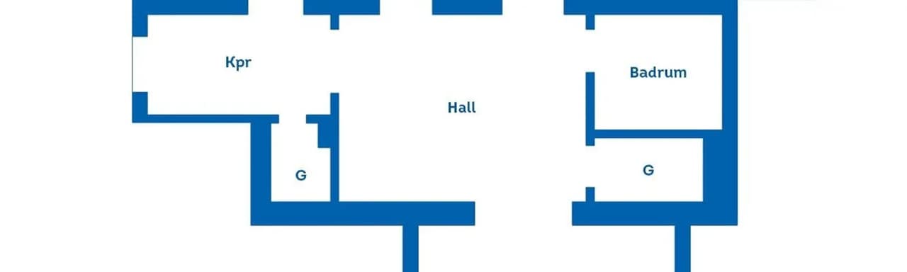 Planritning för Södra Bangårdsgatan 4B