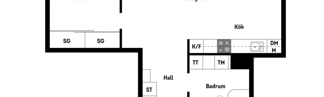 Planritning för Dammtorps allé 17