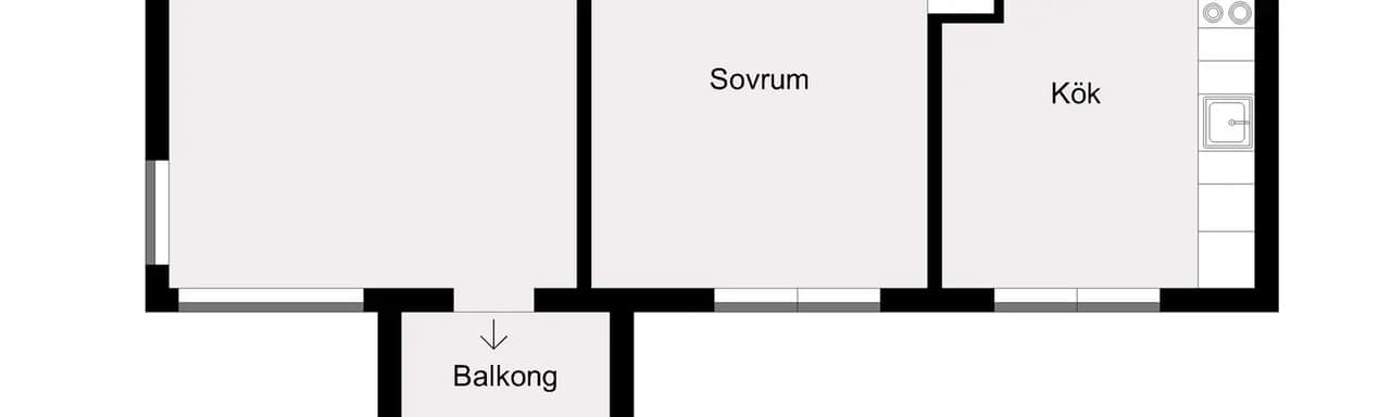Floor plan for Köpenhamnsvägen 47A