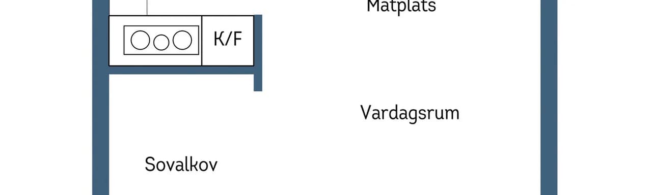 Floor plan for Gillevägen 3, 11 tr