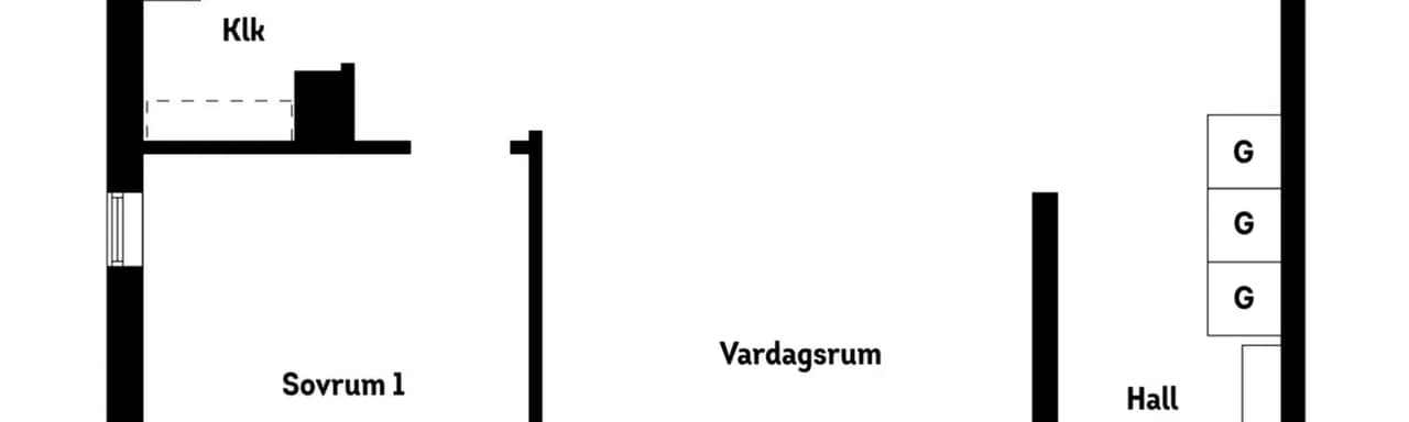 Floor plan for Handbollsvägen 1A