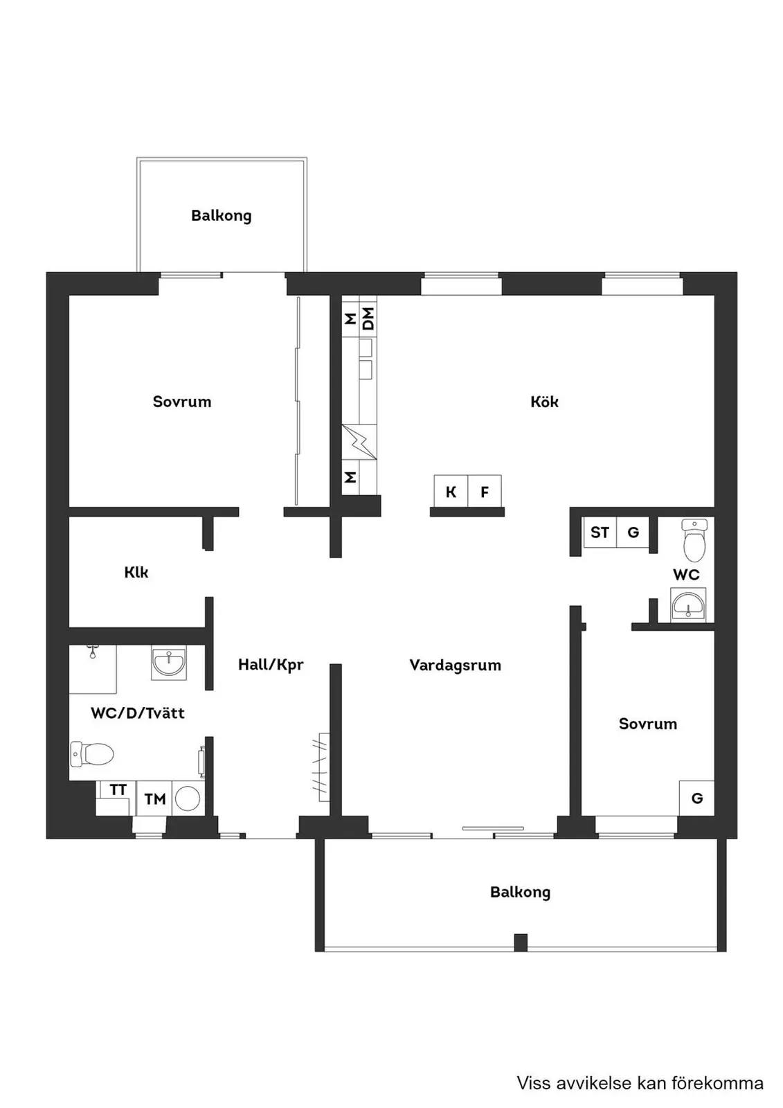 Planritning för Storsjöstråket 36