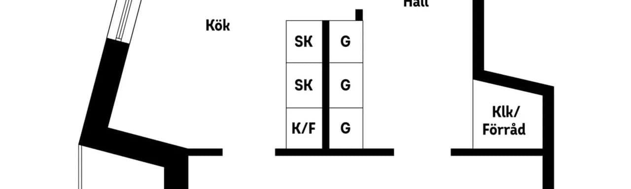 Floor plan for Eva Bonniers gata 21
