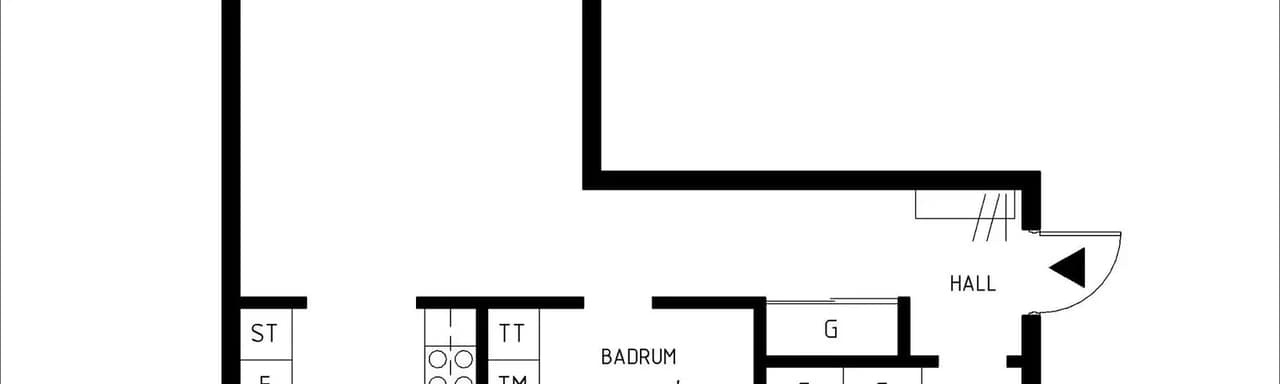 Floor plan for Persikogatan 83
