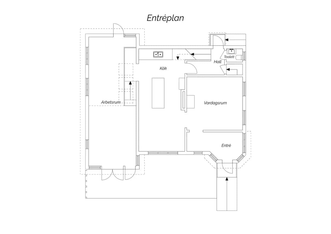 Floor plan for Björkuddsgatan 10