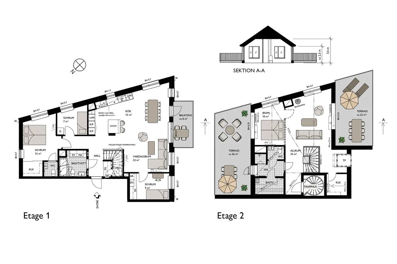 Floor plan for Bratteråsgatan