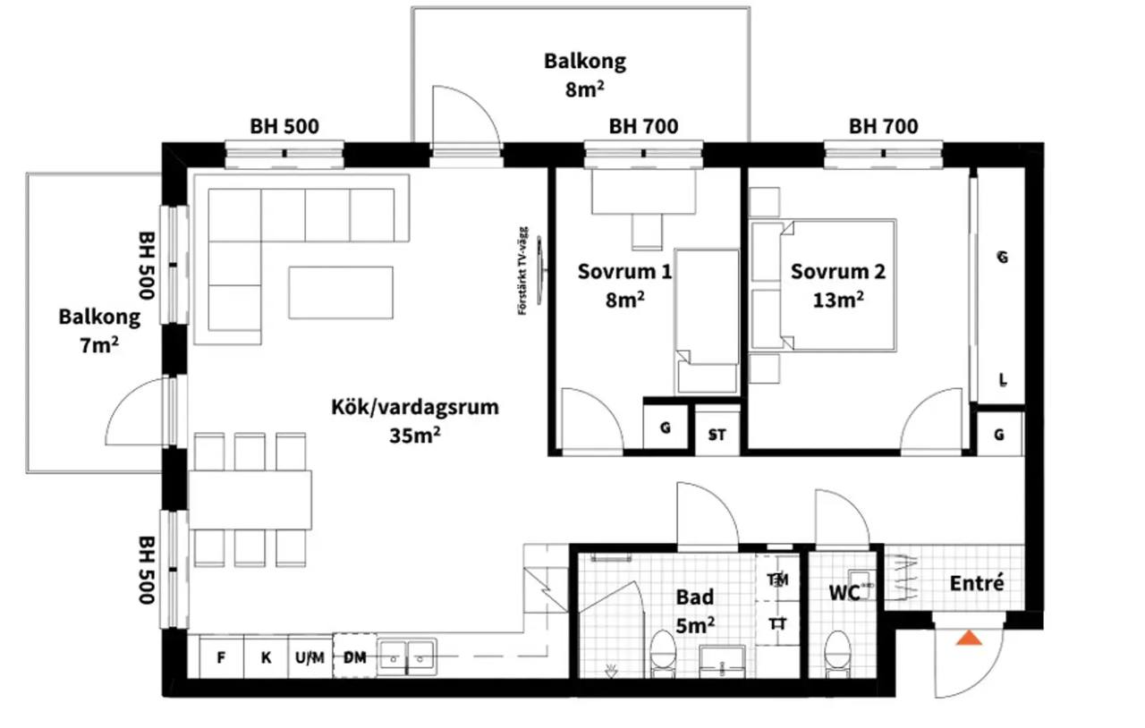 Planritning för Lykttändargatan