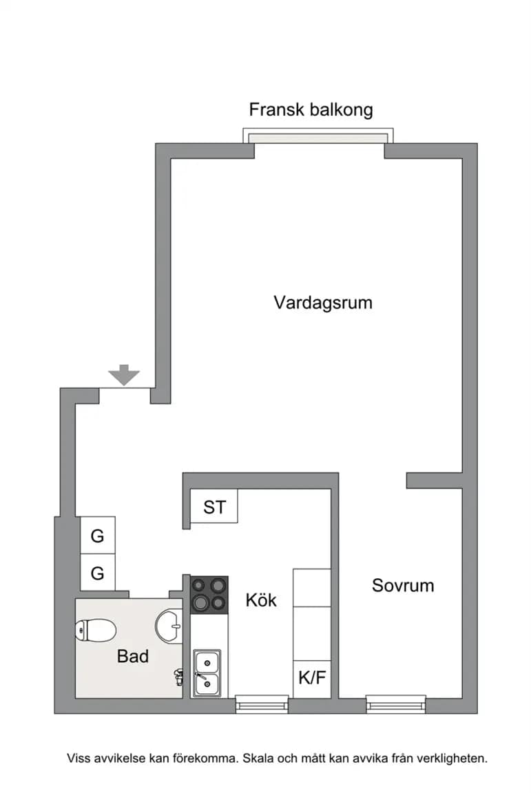 Floor plan for Bolmensvägen 9