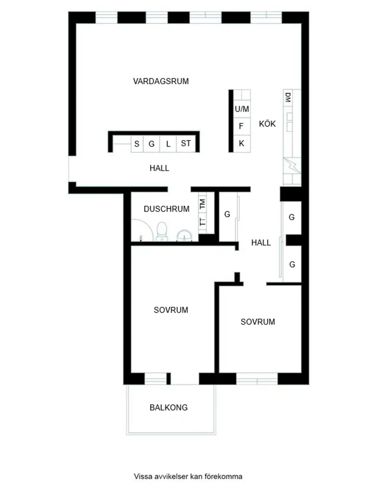 Planritning för Sveagatan 9