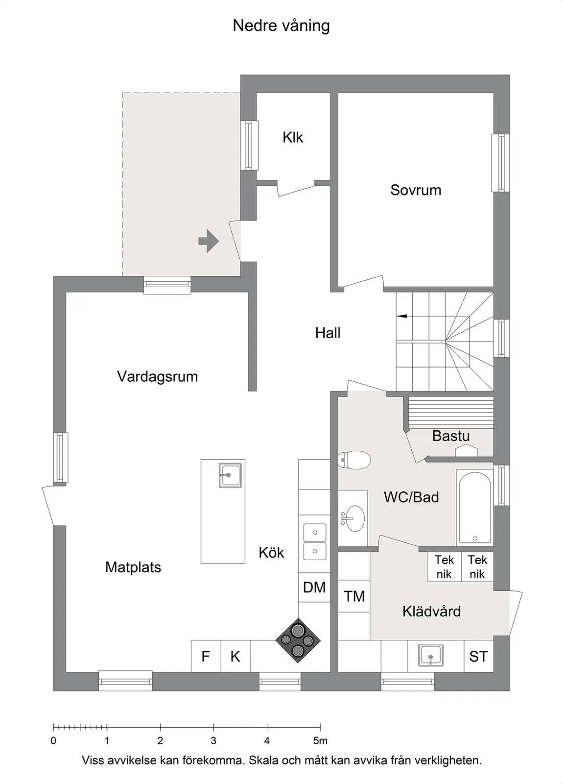 Floor plan for Mosaikvägen 4