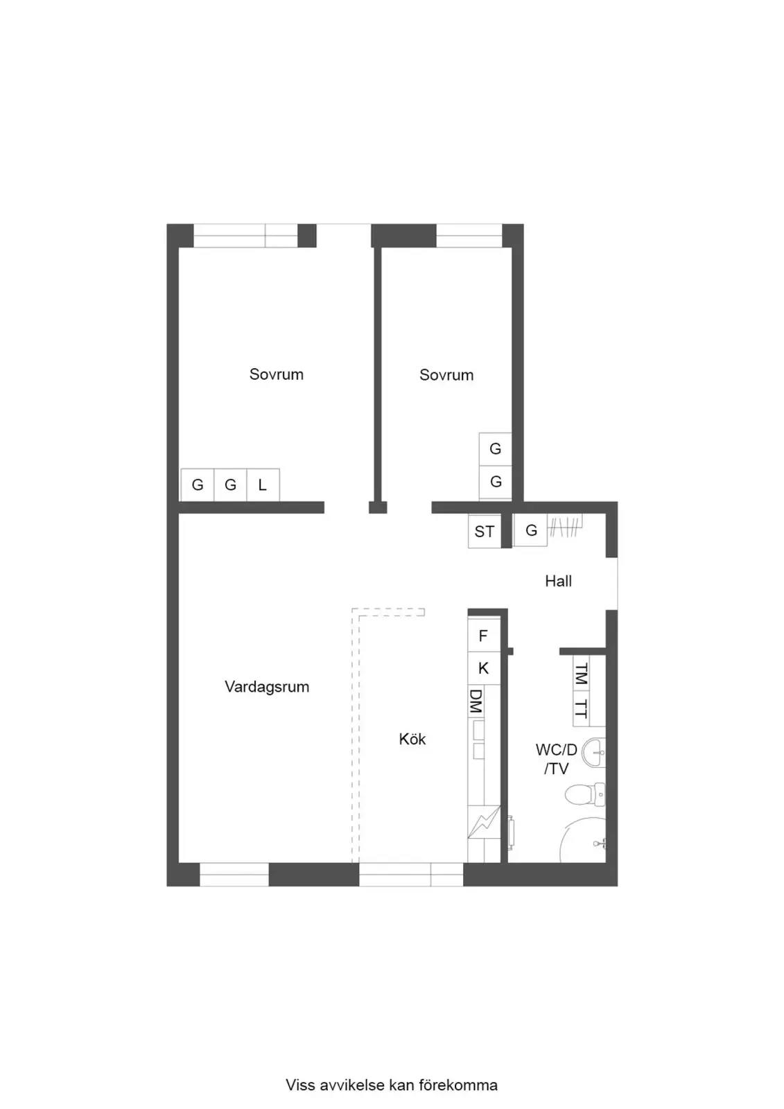 Planritning för Sjöfartsgatan 2