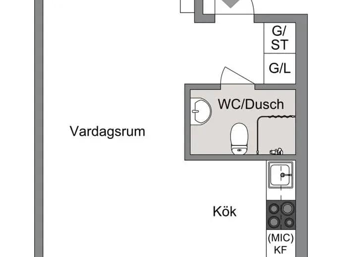 Planritning för TIMMERMANSGATAN 6