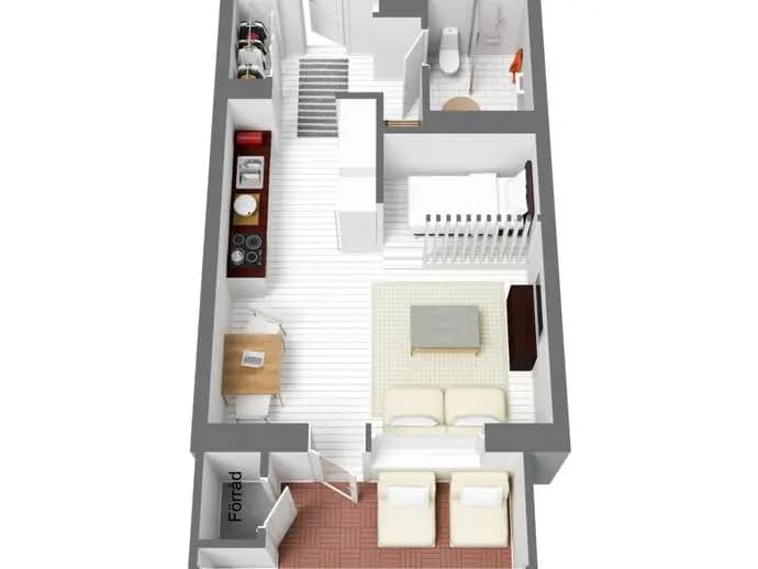 Planritning för Sänkhagsvägen 6A