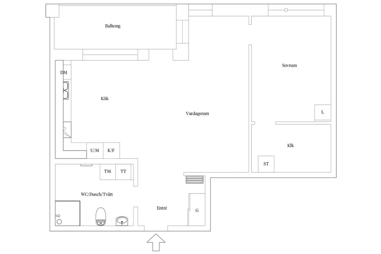 Floor plan for Selma Lagerlöfs Parkstråk 30
