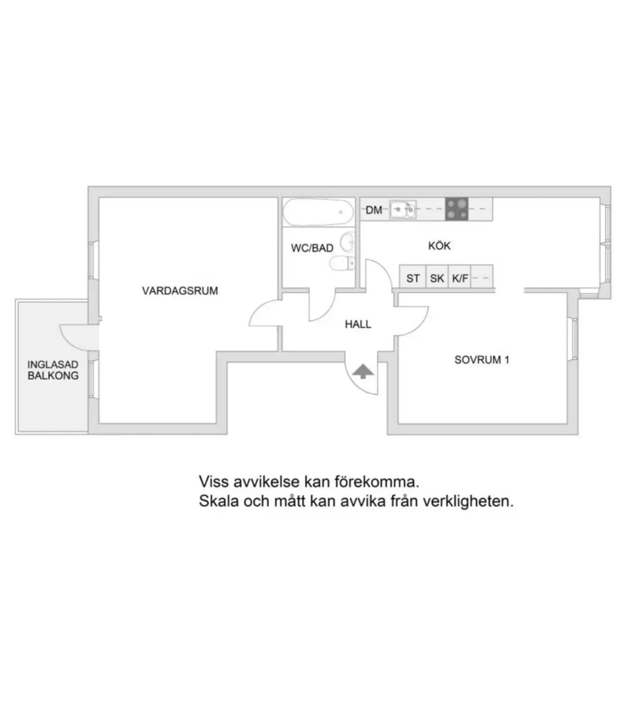 Floor plan for Porkalagatan 5