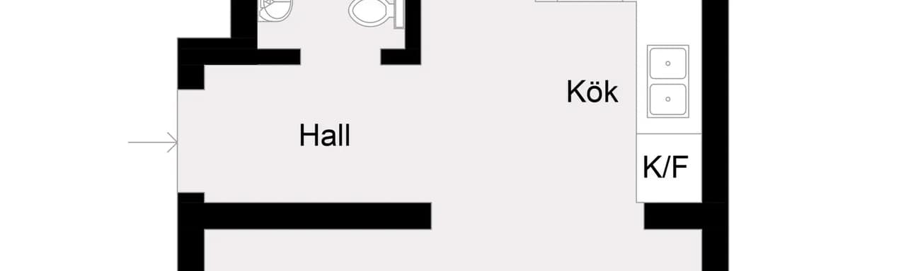 Floor plan for Lönngatan 48C