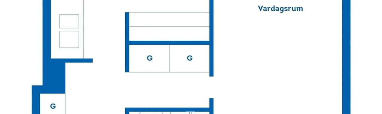 Floor plan for Arkitektgatan 8