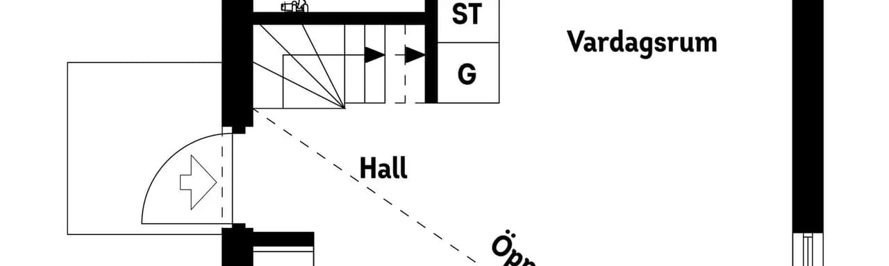 Floor plan for Västansjövägen 69