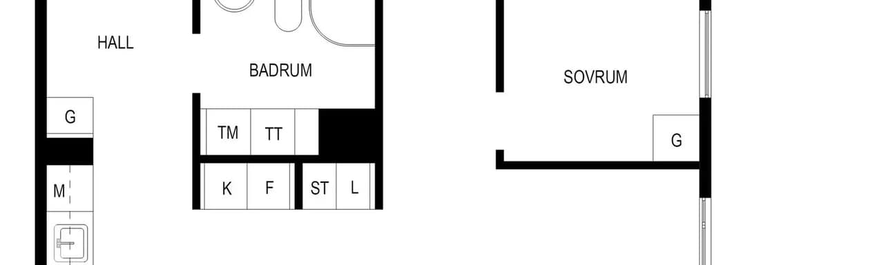 Floor plan for Stallgatan 13
