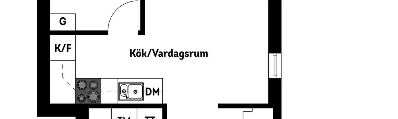 Planritning för Sandstuguvägen 24