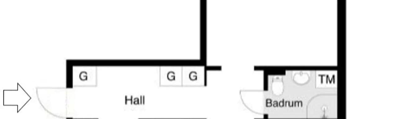 Planritning för Nyborgsvägen 17 BV