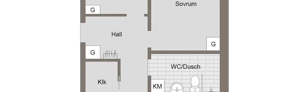 Planritning för Torggatan 16A