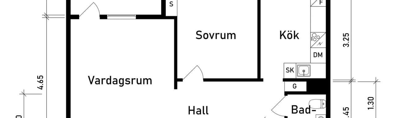 Floor plan for Önskevädersgatan 41