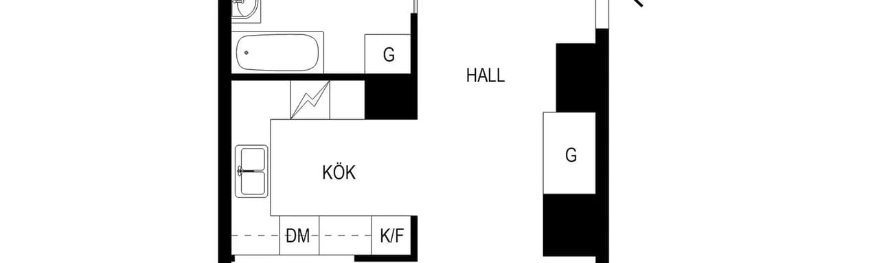 Floor plan for Mjölnerbacken 13