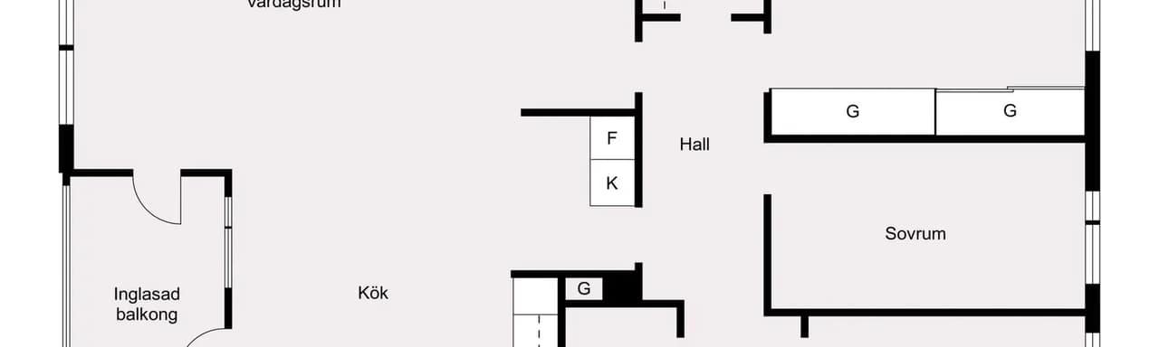 Floor plan for Axel danielssons väg 11