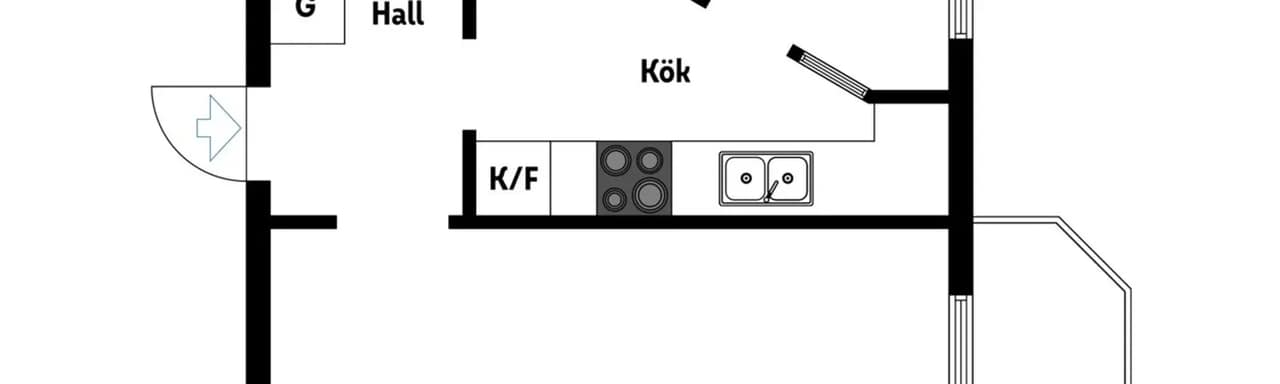 Floor plan for Regeringsvägen 9