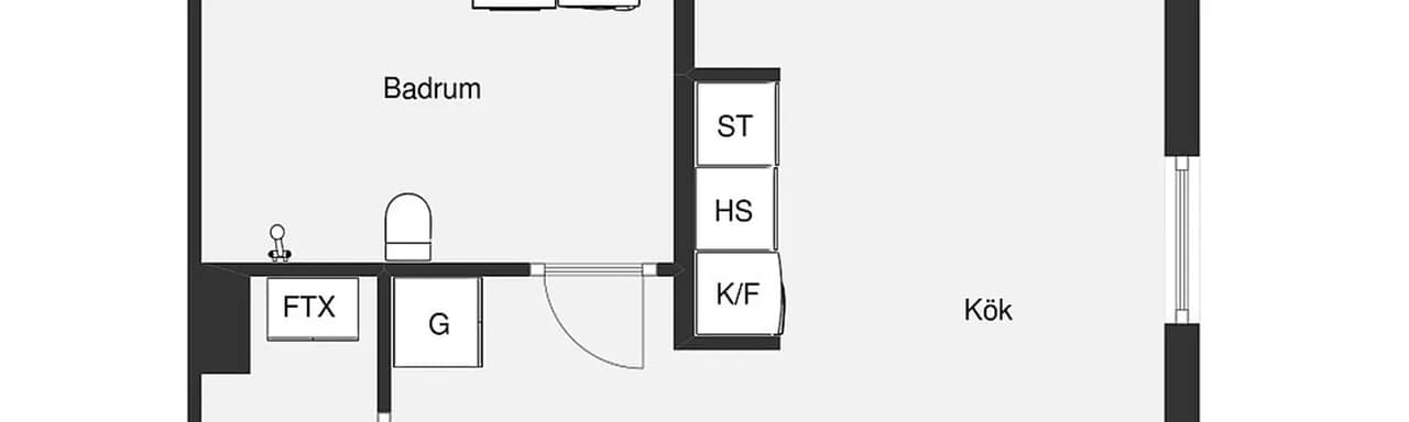 Planritning för Visättra Backe 6D