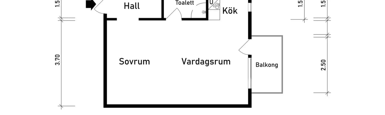 Floor plan for Rörstrandsgatan 1A