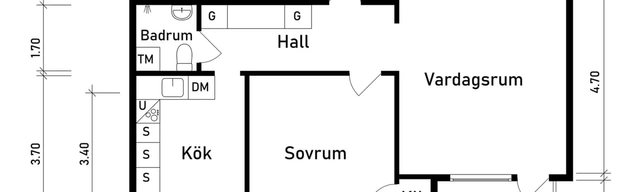 Floor plan for Önskevädersgatan 37