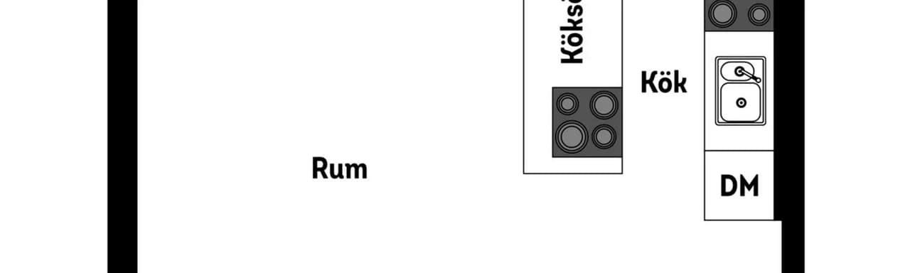 Floor plan for Kocksgatan 40