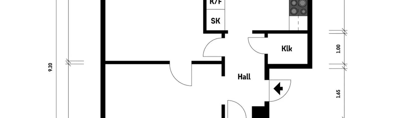Planritning för Kalendervägen 53