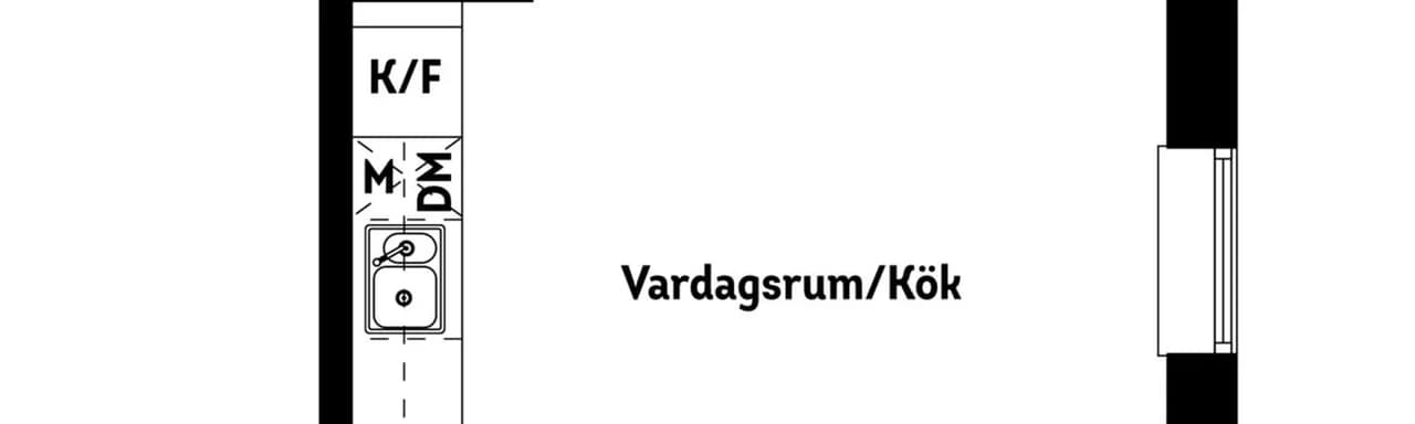 Floor plan for Viggengatan 8