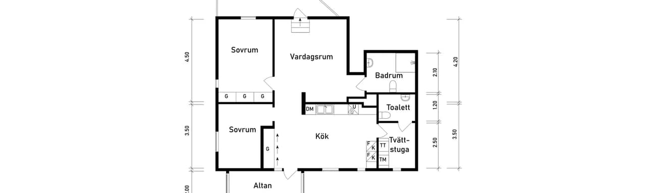 Planritning för Nolehultsvägen 3