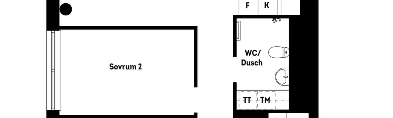 Floor plan for Storgatan 82B